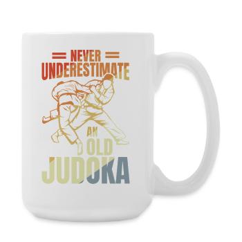 Judo Großvater - Große Tasse 440 ml - Weiß - Rechts