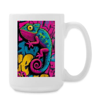 chameleon - Large Mug 440 ml - white - Right