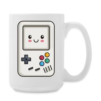 Niedliche Spielkonsole - Große Tasse 440 ml - Weiß - Rechts