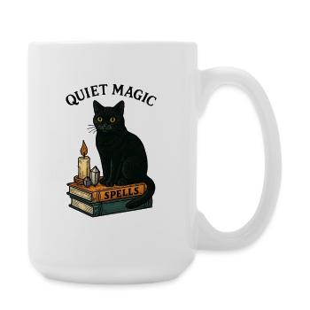 Silent Magic Cat - Large Mug 440 ml - white - Right