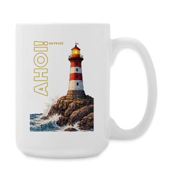 AHOI! Matrose - Große Tasse 440 ml - Weiß - Rechts