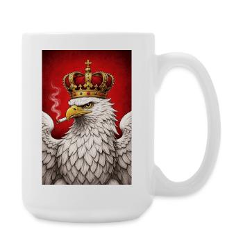 Aigle polonais - Grande tasse 440 ml - blanc - Droite