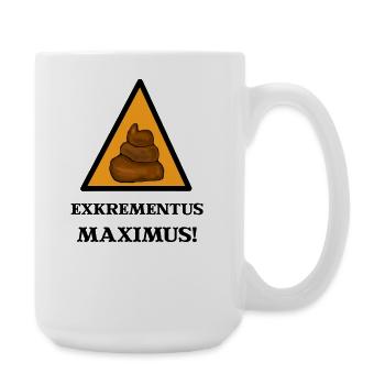 Excrementus Maximus! Funny spell children - Large Mug 440 ml - white - Right