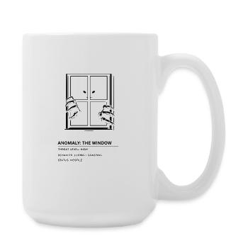 Backrooms the Window black - Large Mug 440 ml - white - Right
