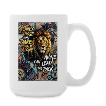Golden Eagle Poster Mural Decoration - Large Mug 440 ml - white - Right