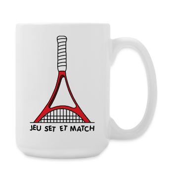 French Tennis Open - Grande tasse 440 ml - blanc - Droite