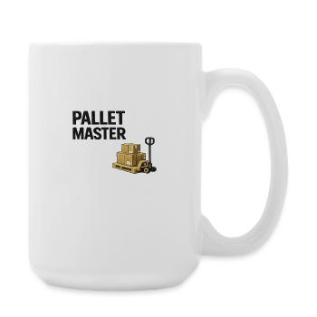 Pallet Master: Warehouse Lift - Large Mug 440 ml - white - Right