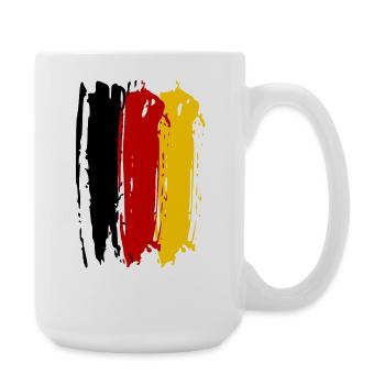 GERMANY GERMANY EUROPE GERMAN SPORT FAN - Large Mug 440 ml - white - Right