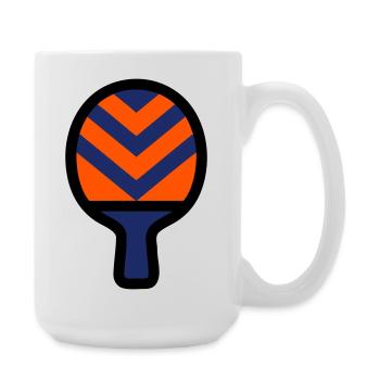 Table tennis rackets Table tennis club Sports - Large Mug 440 ml - white - Right