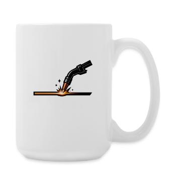 Soudeur Sparks Metal Industry Work Pride - Grande tasse 440 ml - blanc - Droite