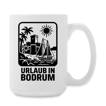 Bodrum Türkei Urlaub - Große Tasse 440 ml - Weiß - Rechts