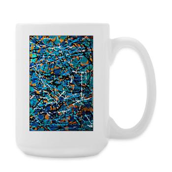 jcfejnghj - Large Mug 440 ml - white - Right