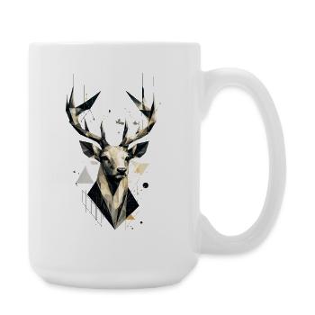 Wild Geometry - Große Tasse 440 ml - Weiß - Rechts