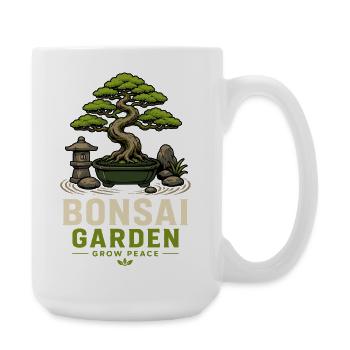 Bonsaï Plant Zen Tree Bonsaï Bonsai - Grande tasse 440 ml - blanc - Droite