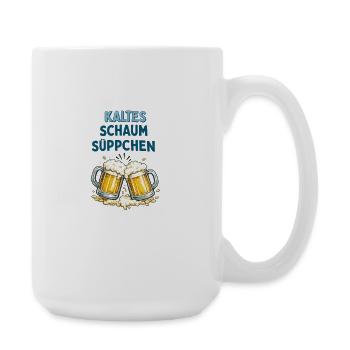 Kaltes Schaumsüppchen - Große Tasse 440 ml - Weiß - Rechts