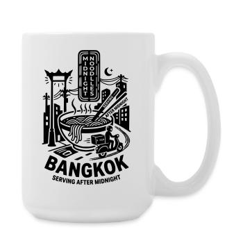 Bangkok Midnight Noodles - Large Mug 440 ml - white - Right