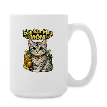 Illustration égyptienne de Mau Mom - Grande tasse 440 ml - blanc - Droite