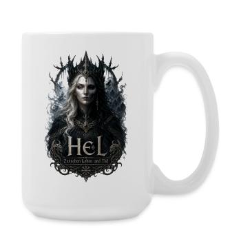 Zwischen Leben und Tod  - Große Tasse 440 ml - Weiß - Rechts