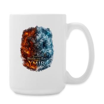 Feuer und Eis Ymír - Große Tasse 440 ml - Weiß - Rechts