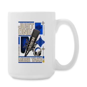 JUST ONE MORE TAKE - Grande tasse 440 ml - blanc - Droite