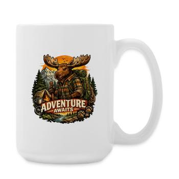 aventure - Grande tasse 440 ml - blanc - Droite