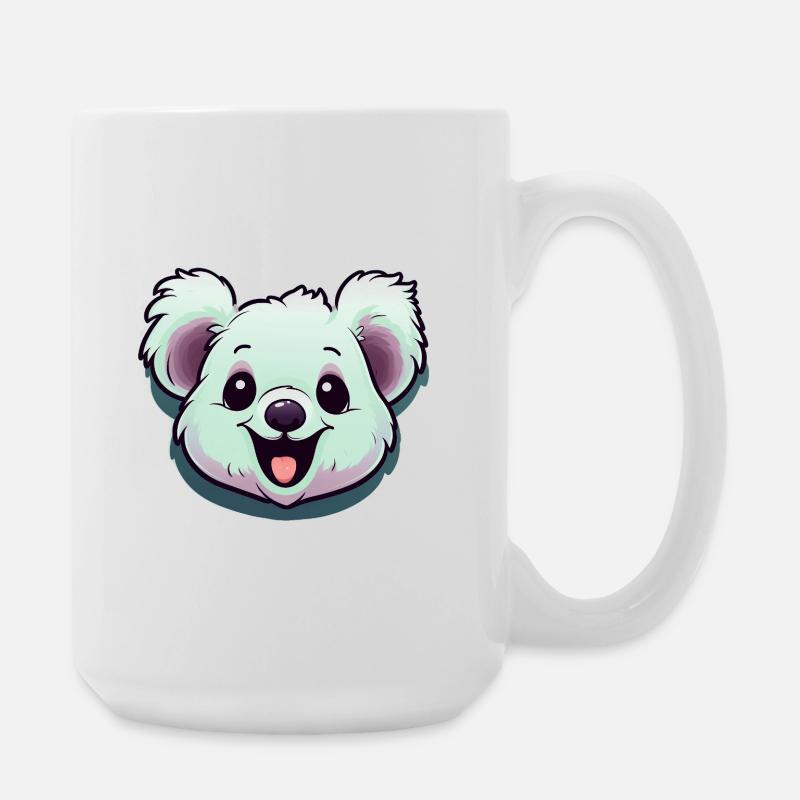 Koala rieur - Grande tasse 440 ml - blanc