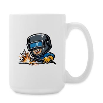 Soudeur Sparks Metal Industry Work Pride - Grande tasse 440 ml - blanc - Droite