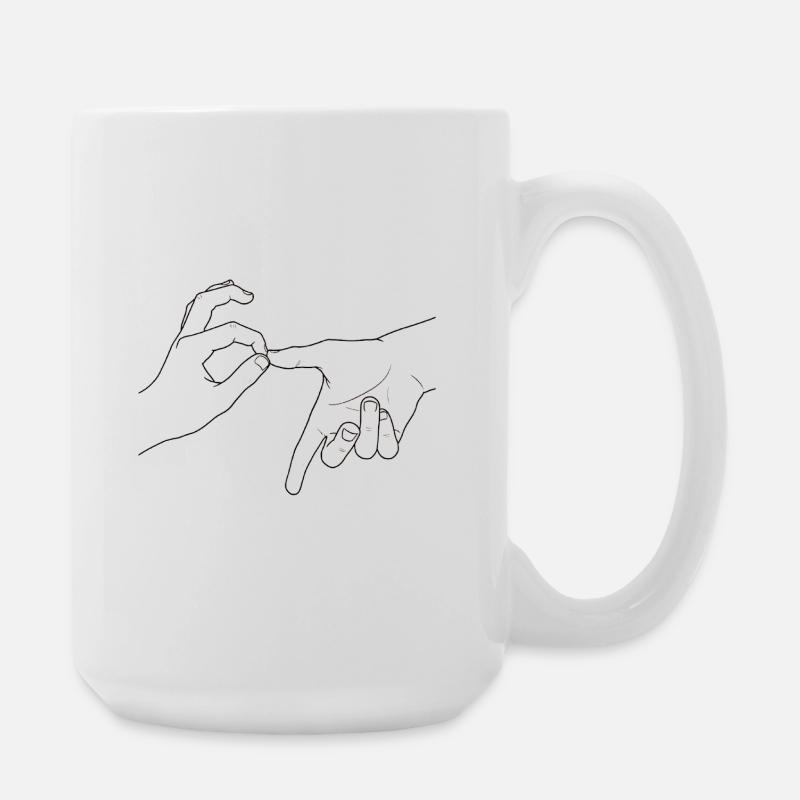 six seven - Große Tasse 440 ml - Weiß