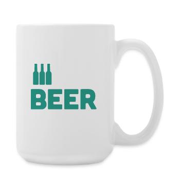 Bierliebhaber - Große Tasse 440 ml - Weiß - Rechts