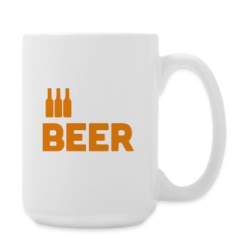 Bierliebhaber - Große Tasse 440 ml - Weiß - Rechts