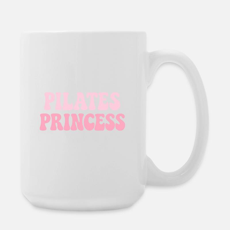 Pilates Princess - Large Mug 440 ml - white