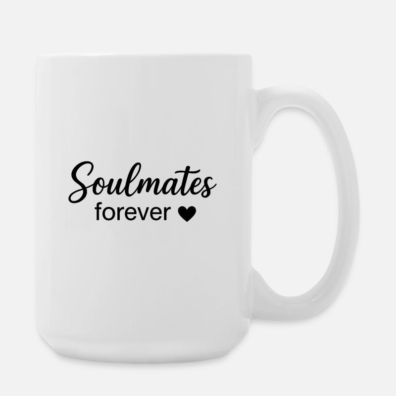 Eternal Souls Boho Scripture Design - Large Mug 440 ml - white