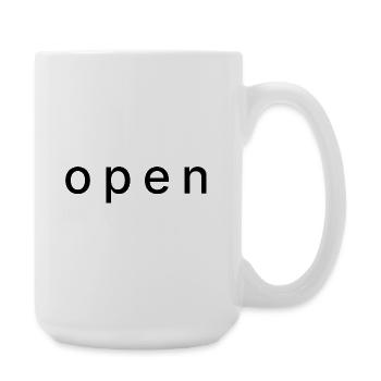 Open - Large Mug 440 ml - white - Right