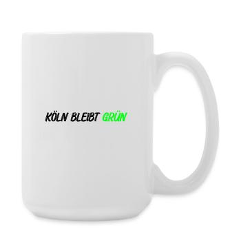 Koeln_bleibt_gruen_-_ - Large Mug 440 ml - white - Right