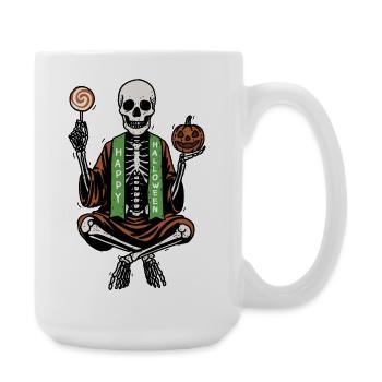 SOIRÉE D’HALLOWEEN - Grande tasse 440 ml - blanc - Droite