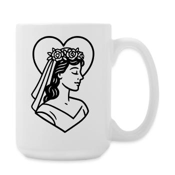 The Bride - Large Mug 440 ml - white - Right