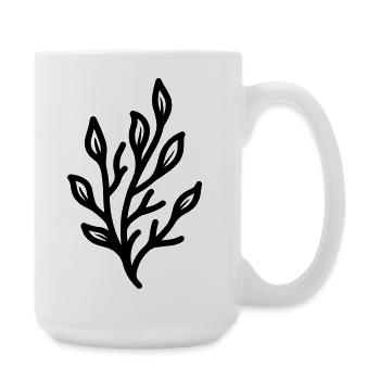 Alge - Große Tasse 440 ml - Weiß - Rechts