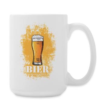 Bier Spruch Das rate ich Dir - Große Tasse 440 ml - Weiß - Rechts