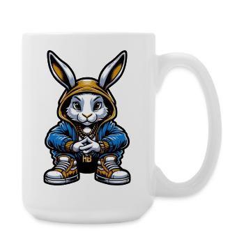 Hood Bunny - Large Mug 440 ml - white - Right