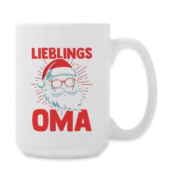 Santa Claus Grandma Claus Christmas - Large Mug 440 ml - white - Right