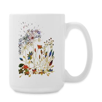 Flowers - Large Mug 440 ml - white - Right