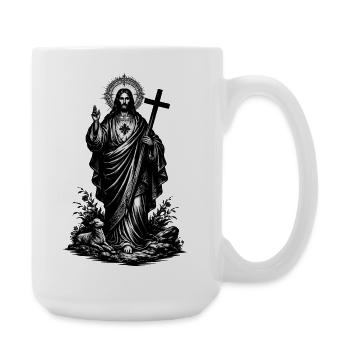 Mon Dieu - Grande tasse 440 ml - blanc - Droite