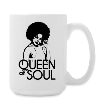 Queen of Soul - Grande tasse 440 ml - blanc - Droite
