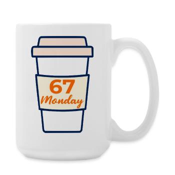 Coffee Monday 67 - Large Mug 440 ml - white - Right