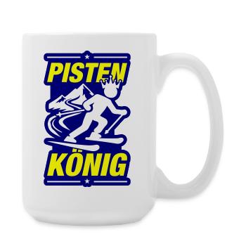 Slopes König Ski - Large Mug 440 ml - white - Right