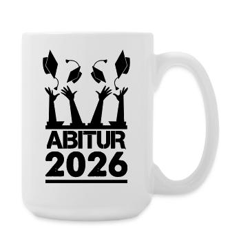 Abitur 2026 Graduation Ceremony - Large Mug 440 ml - white - Right