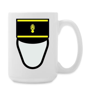 Gendarme Képi G.M. (Mobile Constable) - Large Mug 440 ml - white - Right