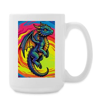 dragon - Grande tasse 440 ml - blanc - Droite