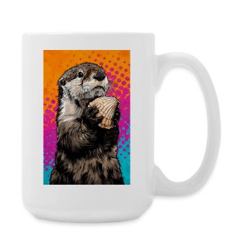 otter - Large Mug 440 ml - white - Right