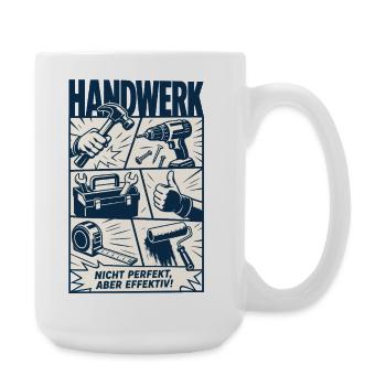 Fabriquer pas parfait mais efficace - Grande tasse 440 ml - blanc - Droite